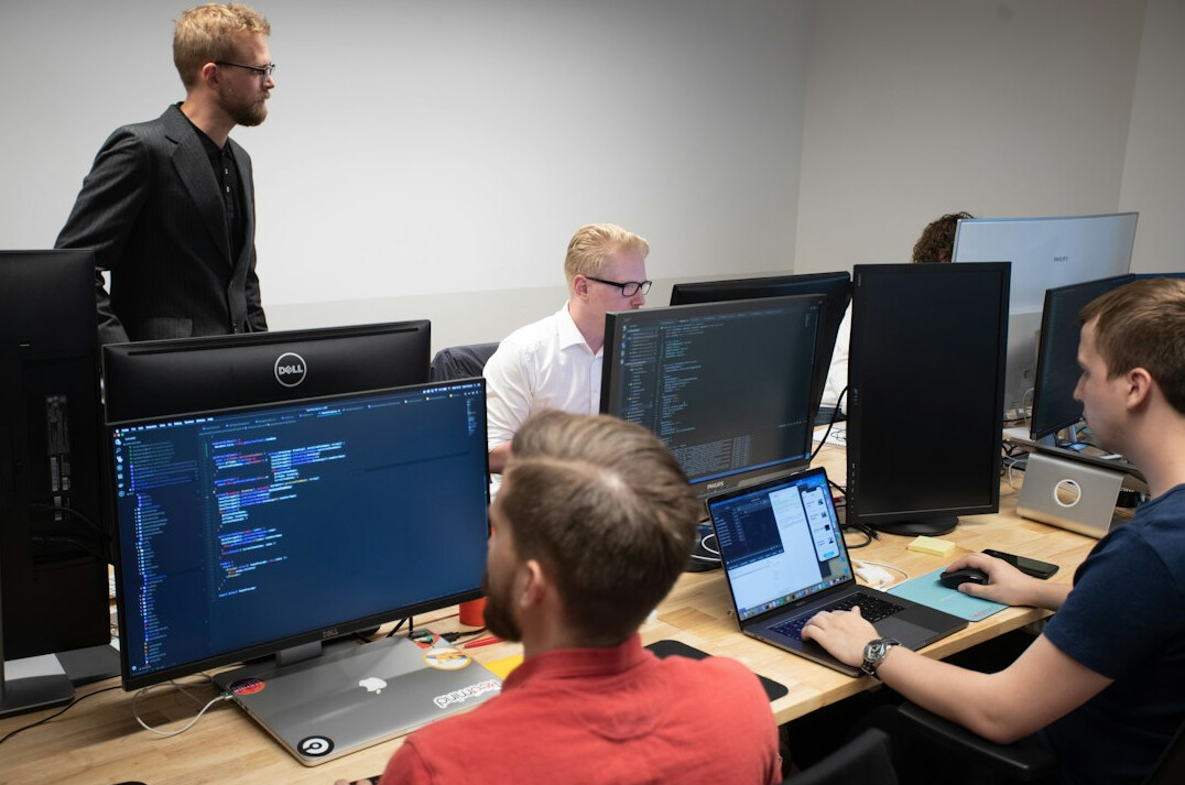 programming students in class